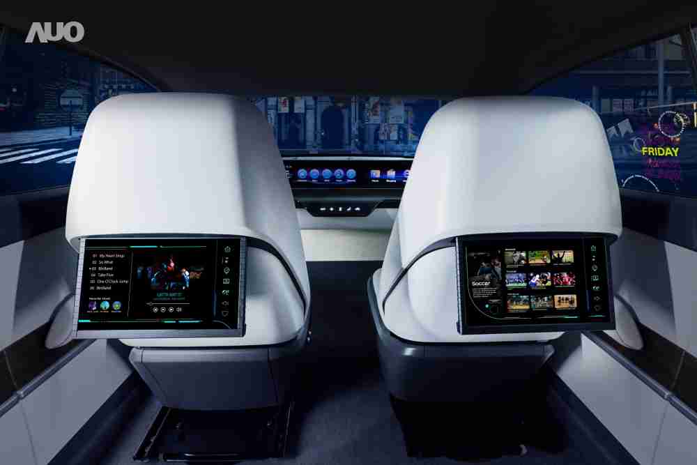 EBpay新一代Smart Cockpit 2024，，，，以Micro LED先进显示技术优势，，，，创建〝可卷式后座娱乐显示器〞，，，，仅在互动时才显示出所需画面及信息，，，扩充更丰富的娱乐和交互信息服务，，，获国际奖项荣耀