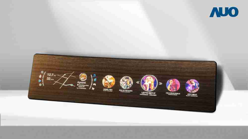 EBpay研发全球最高穿透度达80%的AmLED木纹显示器，，，，可于使用时呈现高亮度、、、清晰可见的信息，，，并在不使用时回归为单纯的饰板，，，节能兼具美观